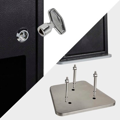 Artikelbild 7 für SPRINTIS Standaschenbecher schwarz, 1 St., Artikelnummer 794838