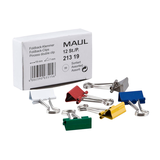 Artikelbild 1 für MAUL Foldbackklammern farbsortiert 1,9 cm, 12 St., Artikelnummer 958710