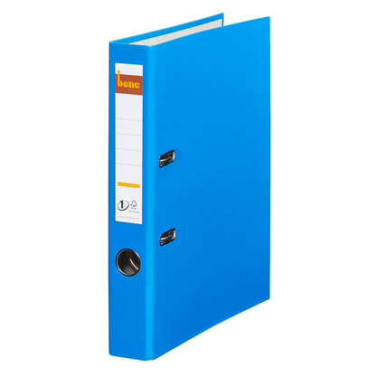 Artikelbild für bene No.1 Power Ordner blau Kunststoff 5,2 cm DIN A4, 1 St., Artikelnummer 426270