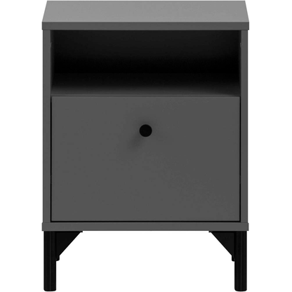 Artikelbild 6 für MÖBELPARTNER Smash Nachttisch rechteckig Holzwerkstoff anthrazit 40,3 x 33,1 x 53,2 cm, 1 St., Artikelnummer 255016