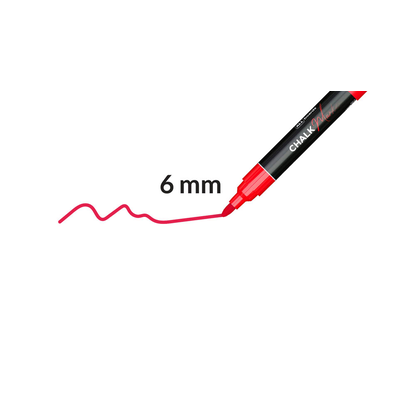 Artikelbild 2 für ALLboards Kreidemarker rot 6,0 mm, 1 St., Artikelnummer 503266