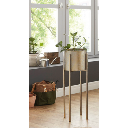 Artikelbild 3 für HAKU Möbel Pflanzenständer Dona 1 Metall, Ø 27,0 cm bronze rund, 4 St., Artikelnummer 650139