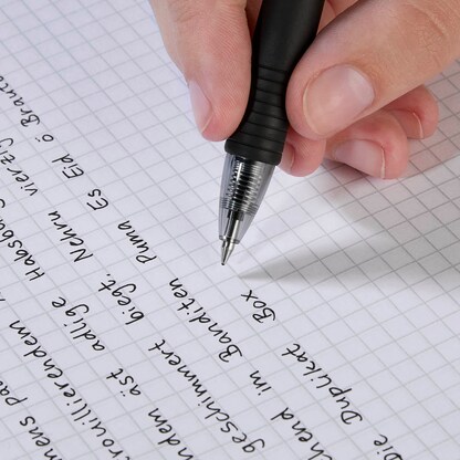 Artikelbild 5 für PILOT G2 Gelschreiber schwarz/transparent 0,4 mm, Schreibfarbe: schwarz, 1 St., Artikelnummer 547422