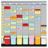 Artikelbild 1 für FRANKEN Stecktafel 47,3 x 49,0 cm 7 Spalten, Artikelnummer 696294