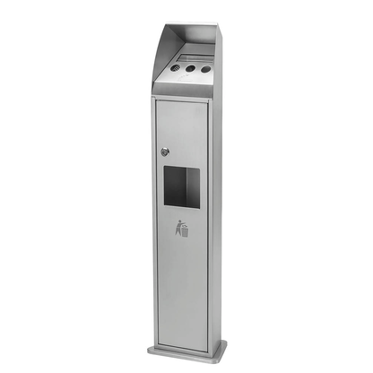 Artikelbild für TKG BLOCK Standaschenbecher edelstahl, 1 St., Artikelnummer 546523