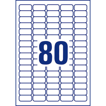 Artikelbild 3 für AVERY Zweckform Etiketten L4732REV-25 weiß 35,6 x 16,9 mm, 30 Blatt, Artikelnummer 345678