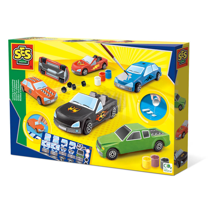 Artikelbild 10 für SES Creative® Gipsgießen-Set Autos mehrfarbig, Artikelnummer 110526