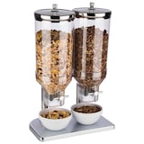Artikelbild 1 für APS Müslispender Duo Fresh & Easy glänzend, silber 2 x 4,5 l, 1 St., Artikelnummer 266659