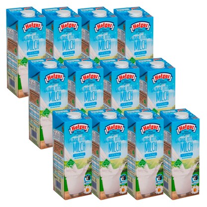 Artikelbild für Hofgut fettarme H-Milch Milch 1,5 % 12x 1,0 l, Artikelnummer 545378