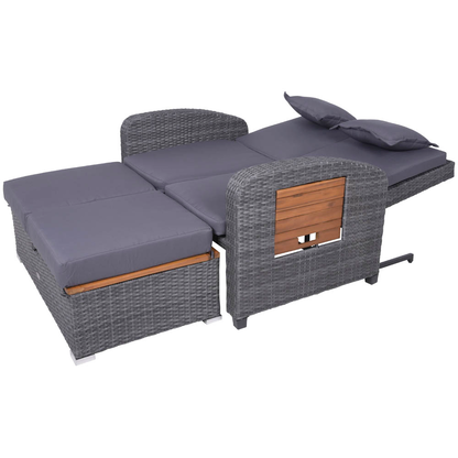 Artikelbild 5 für Garden Pleasure Sonnenliege BARI anthrazit Stahl, Artikelnummer 543993