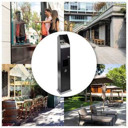 Artikelbild 3 für SPRINTIS Standaschenbecher schwarz, 1 St., Artikelnummer 794838