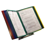 Artikelbild 1 für tarifold Sichttafelsystem 434209 DIN A4 farbsortiert mit 20 St. Sichttafeln, 1 St., Artikelnummer 710215