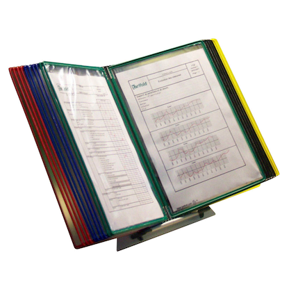 Artikelbild für tarifold Sichttafelsystem 434209 DIN A4 farbsortiert mit 20 St. Sichttafeln, 1 St., Artikelnummer 710215