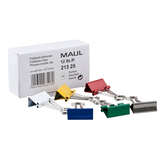 Artikelbild 1 für MAUL Foldbackklammern farbsortiert 2,5 cm, 12 St., Artikelnummer 958728