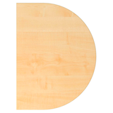 Artikelbild 1 für HAMMERBACHER Anbautisch höhenverstellbar LA 60 ahorn, silber halbrund 60,0 x 80,0 x 65,5 - 82,5 cm, Artikelnummer 657895