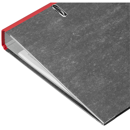 Artikelbild 4 für büroplus Ordner rot marmoriert Karton 5,0 cm DIN A4, 1 St., Artikelnummer 148916