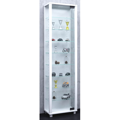 Artikelbild 3 für VCM my home Edana Maxi Vitrine weiß 8 Fachböden mit Beleuchtung, Artikelnummer 781240