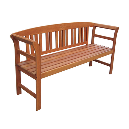 Artikelbild 2 für Garden Pleasure Gartenbank HARLAND 985204 natur Holz 157,0 cm, Artikelnummer 310179