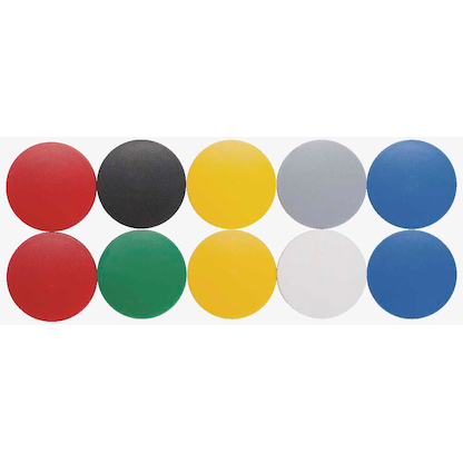 Artikelbild für MAUL Magnete farbsortiert, Kunststoff Ø 3,8 cm, 10 St., Artikelnummer 642979