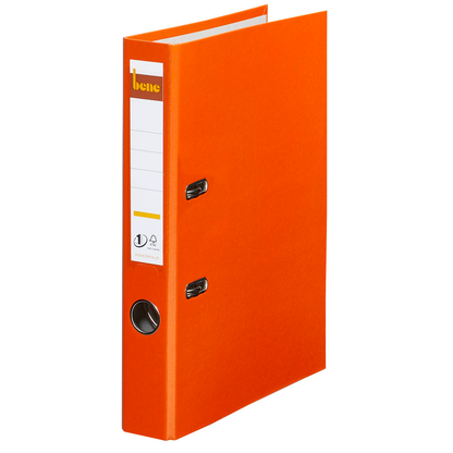 Artikelbild für bene No.1 Power Ordner orange Kunststoff 5,2 cm DIN A4, 1 St., Artikelnummer 426304