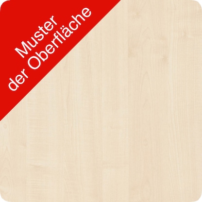 Artikelbild 2 für geramöbel Garderobenschrank Flex, S-386128-AW weiß, ahorn 2 Fachböden 80,0 x 42,0 x 216,0 cm, Artikelnummer 876925