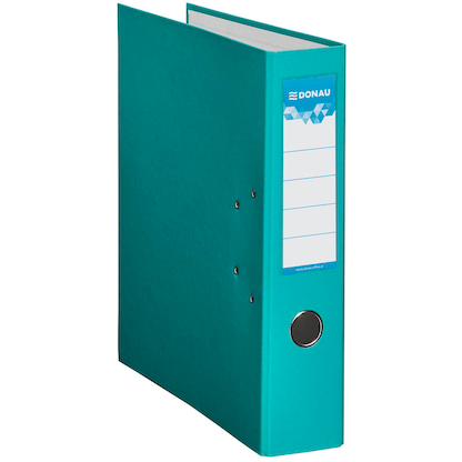 Artikelbild 2 für DONAU Klassik Ordner türkis Karton 7,5 cm DIN A4, 1 St., Artikelnummer 345199