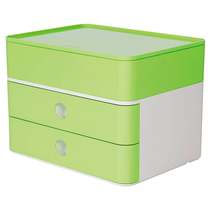 Artikelbild 2 für HAN Schubladenbox Smart Box plus ALLISON grün 1100-80D, DIN A5 mit 3 Schubladen, 1 St., Artikelnummer 965418