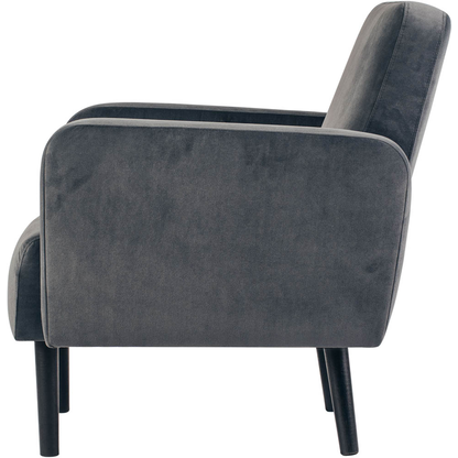 Artikelbild 3 für meet powered by PAPERFLOW Sessel LISBOA anthrazit schwarz Stoff 71,0 x 81,5 x 83,0 cm, 1 St., Artikelnummer 851123