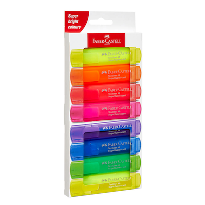 Artikelbild für FABER-CASTELL TL 46 SF Textmarker farbsortiert, 8 St., Artikelnummer 274268