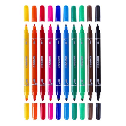 Artikelbild für Kores® Korello Filzstifte farbsortiert, 10 St., Artikelnummer 766609
