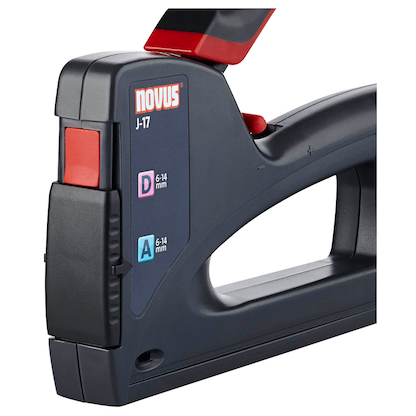 Artikelbild 5 für novus Handtacker J-17 schwarz-rot, 1 St., Artikelnummer 359657