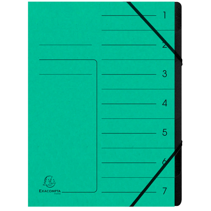 Artikelbild für Exacompta Ordnungsmappe 7 Fächer grün, 1 St., Artikelnummer 286862