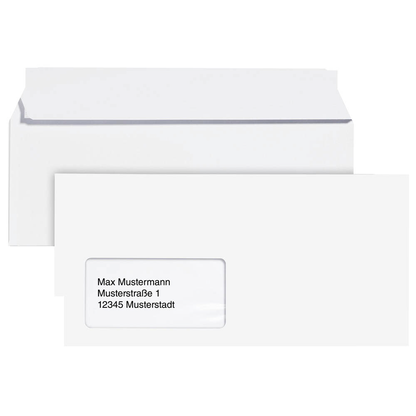 Artikelbild für MAILmedia Briefumschläge Cygnus Excellence® DIN lang+ mit Fenster hochweiß haftklebend 500 St., Artikelnummer 291649