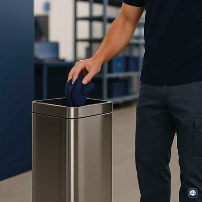 Artikelbild 3 für MAUL prime Mülleimer 25,0 l edelstahl, 1 St., Artikelnummer 778827