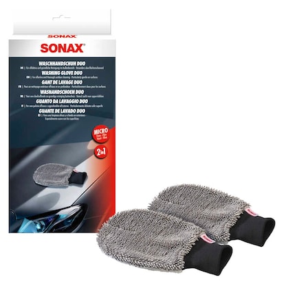 Artikelbild für SONAX Waschlappen Duo grau 15,0 x 23,0 cm, 2 St., Artikelnummer 772861
