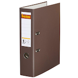 Artikelbild 1 für bene No.1 Power Ordner braun Kunststoff 8,0 cm DIN A4, 1 St., Artikelnummer 185173
