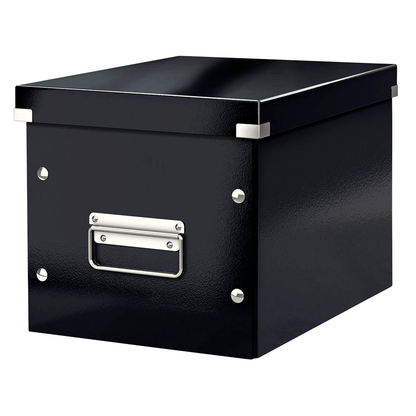 Artikelbild für LEITZ Click & Store Aufbewahrungsbox 10,0 l schwarz 26,0 x 26,0 x 24,0 cm, 1 St., Artikelnummer 523353