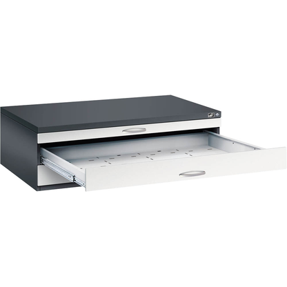 Artikelbild für CP 7200 Planschrank schwarzgrau, lichtgrau 3 Schubladen 135,0 x 96,0 x 42,0 cm, 1 St., Artikelnummer 682620