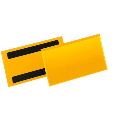 Artikelbild für DURABLE Magnettaschen gelb 15,0 x 6,7 cm, 50 St., Artikelnummer 974808