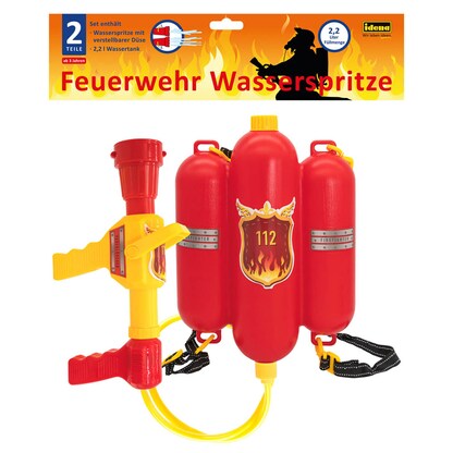 Artikelbild für Idena Wasserpistole Feuerwehr rot, 1 St., Artikelnummer 140998