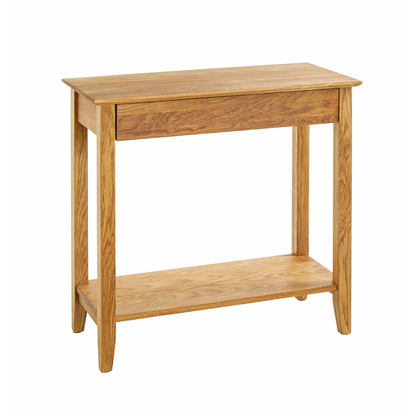 Artikelbild für HAKU Möbel Konsolentisch rechteckig Massivholz eiche 75,0 x 35,0 x 75,0 cm, 1 St., Artikelnummer 340358