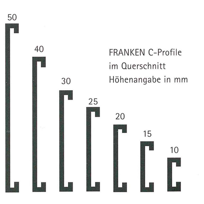 Artikelbild 2 für FRANKEN Etikettenhalter magnetisch braun 7,5 x 4,0 cm, 10 St., Artikelnummer 532162