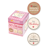 Artikelbild 1 für AVERY Zweckform Aufkleber 56814 Herzlichen Glückwunsch, 50 Etiketten, Artikelnummer 102313