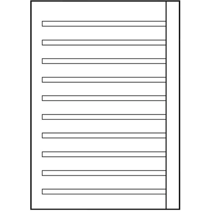 Artikelbild 4 für OXFORD Schulheft Lineatur 3R liniert DIN A4 Außenrand, 16 Blatt, 1 St., Artikelnummer 759664