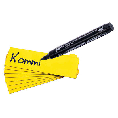 Artikelbild 3 für EICHNER Magnetschilder gelb 2,0 x 6,0 cm, 300 St., Artikelnummer 702489