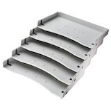 Artikelbild 1 für HAMMERBACHER Schrägablage grau 1 Set, Artikelnummer 395280