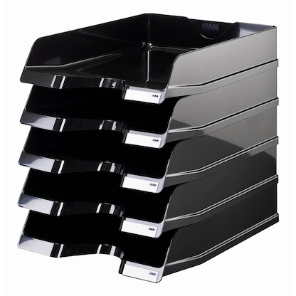 Artikelbild für HAN Briefablagen VIVA schwarz DIN A4, 5 St., Artikelnummer 348599