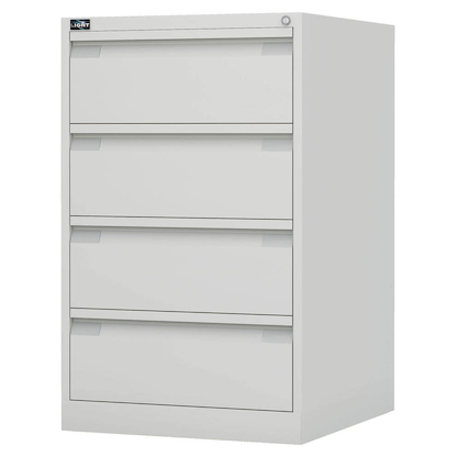 Artikelbild 2 für BISLEY ECO Karteischrank reinweiß 4 Schubladen 57,0 x 62,2 x 91,5 cm, 1 St., Artikelnummer 380614