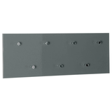 Artikelbild 1 für HAKU Möbel Wandgarderobe 42190 grau Holz 7 Haken 80,0 x 30,0 cm, Artikelnummer 552533