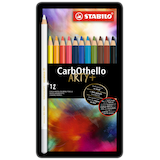 Artikelbild 1 für STABILO CarbOthello Kreidestifte farbsortiert 12 St., Artikelnummer 273282